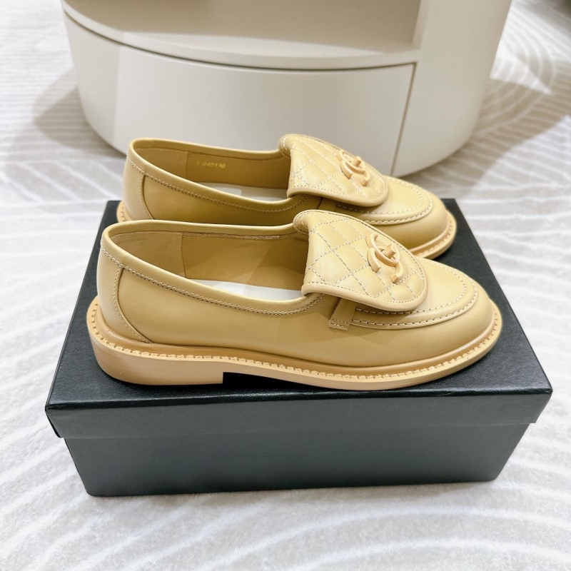 Ch*el leather shoes